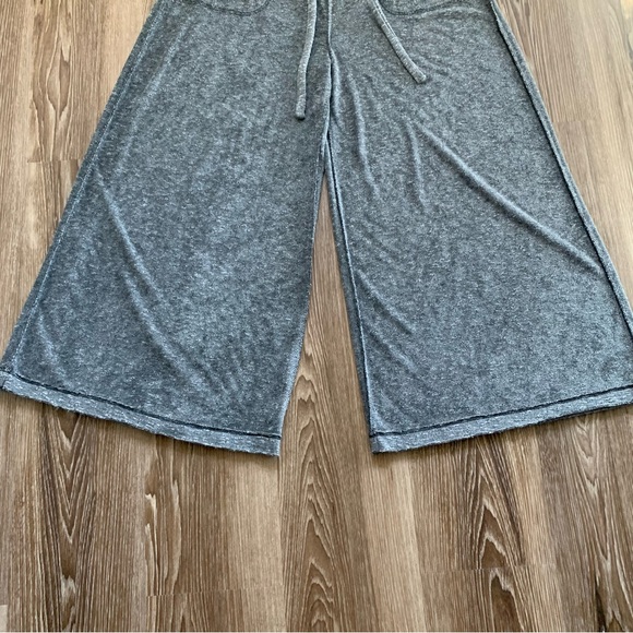 Free People Make It Maxi Wide Leg Terry Lounge Pants Gray  Size XS - Picture 8 of 16